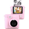 Lamax InstaKid1 instantný fotoaparát ružová integrovaný akumulátor, so vstavaným bleskom, Full HD videozáznam, ochrana proti striekajúcej vode; LXKCMIK1NNNPA