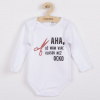 Body s potlačou New Baby Viac vlasov než ocko - 80 (9-12m)