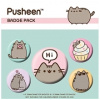 Placky Pusheen: Pusheen Says Hi set 5 kusů (10 mm 12,5 mm)
