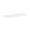 Hansgrohe Xevolos E - Doska pod umývadlo, 118x55 cm, výrez uprostred, matná biela 54330700