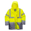 PORTWEST EXECUTIVE 5v1 S768 / Reflexná HI-VIS bunda 5v1 - HV žltá/sivá XXXL