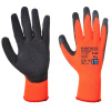 PORTWEST Thermal Grip Glove A140 / Zateplené rukavice povrstvené latexom - oranžová M