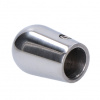 EL1-D302 ukončenie (ø 20mm) na trubku ø 12mm, otvor ø 12.2mm leštená nerez /AISI304
