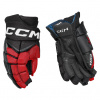 CCM Rukavice CCM Jetspeed FT8 Pro SR, čierna-červená-biela, Senior, 14