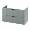 Cersanit Tirso, závesná skrinka pod umývadlo 994x447x572 mm, zelená matná, S1015-012
