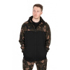 Fox LW BLack / Camo Split Zip Hoody MED