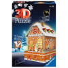 RAVENSBURGER Svietiace 3D puzzle Nočná edícia Perníková chalúpka 216 dielikov
