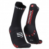 COMPRESSPORT PRO RACING SOCKS V4.0 RUN HIGH black/red T3 podkolenky