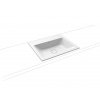 Kaldewei Cono - Zápustné umývadlo 600x500 mm, bez prepadu, bez otvoru na batériu, Perl-effekt, alpská biela 901606003001