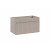 Comad Iconic Cashmere skrinka 80x46x46 cm závesná kúpeľňová skrinka pod umývadlo béžová ICONIC CASHMERE 82-80-D-1S