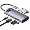 BASEUS ADAPTER HUB ADAPTÉR USB-C OTG 7W1 3xUSB3.0 HDMI SD TF 100W PD