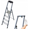 Mobilné schodíky - Krause Securo Hliníkový rebrík 1x4 126429 2,85 m (Mobilné schodíky - Krause Securo Hliníkový rebrík 1x4 126429 2,85 m)
