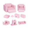 Modulárne skladacie ružové kreslo pre deti, Multi__TMSRT-13 PINK