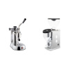 La Pavoni Stradivari Professional Lusso + Rocket Espresso FAUSTINO 3.1, white