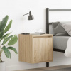 vidaXL Nástenné nočné stolíky 2 ks dub somoma 38x34x40 cm 861234