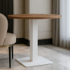 Interex design Stolová podnož PLEX / Biela matná 730 mm