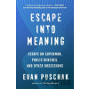 Escape Into Meaning Essays on Superman Public Benches and Other Obsessions - Puschak Evan