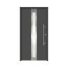 Hliníkovo-oceľové vchodové dvere pasívne Anthene 110 x 210 cm P antracit