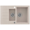 Kuchynská batéria - Kernau KGSA 6079 1,5B1d Sand 79x50 cm umývadlo (Kuchynská batéria - Kernau KGSA 6079 1,5B1d Sand 79x50 cm umývadlo)