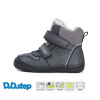 D.D.STEP Zimné barefoot topánky W073 trblietavé - black Veľkosť-obuvi: 26