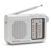 Aiwa RS-55SL Klasický malý rádioprijímač s textilným puzdrom a kovovými slúchadlami Aiwa