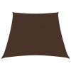 vidaXL Tieniaca plachta, oxford, lichobežníková 2/4x3 m, hnedá
