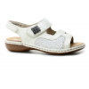 RIEKER 65989-82 white, dámské sandály vel.40 (RIEKER 65989-82 white)