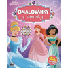 Omaľovánky s kamienkami Disney Princezné