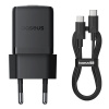 Baseus nabíjačka Palm (P10111605113-01) – USB-C, PD 30 W, 5 V/3 A, USB-C kábel 1 m, Cluster Black KF2344368