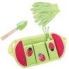 Bigjigs Toys Záhradné náradie lienka