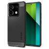 Spigen Rugged Armor Nárazuvzdorné puzdro pre Xiaomi Poco X6 / Redmi Note 13 Pro 5G, matné čierne