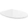 Mexen Egg pomaly sa zatvárajúce sedadlo slim, duroplast, biely lesk - 39243000