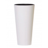 kvetináč 15cm TUBUS SLIM DTUS150S-S449 biely plastový PROSPERPLAST