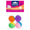 Vitakraft HRAČKA 4 Mäkké loptičky GUMA 4CM (HRAČKA 4 Mäkké loptičky GUMA 4CM)