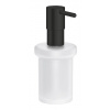 Grohe QuickFix Start - Dávkovač mydla, sklo/matná čierna 411882430