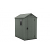 Záhradný domček Keter Darwin 4 x 6 zelený, s podlahou