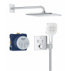 Grohe Precision Smartcontrol sprchová súprava podomietková s termostatom s dažďovou sprchou chrómová 34876000