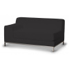 Dekoria Poťah na sedačku Kramfors (ľavostranná, pre 2 osoby), grafitová, Poťah na sedačku Kramfors - ľavostranná, pre 2 osoby, Cotton Panama, 702-08
