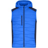 DAIBER JN 1328 / Pánska strečová fleecová vesta - blue/navy S