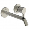 Ideal Standard Joy - Umývadlová batéria pod omietku, výtok 18 cm, 2-otvorová inštalácia, Silver Storm A7378GN