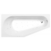 POLYSAN TIGRA L hydromasážna vaňa, 150x75x46cm, Active Hydro-Air, chróm