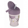 LOVI hrnček so slamkou Lovely Girl Junior ružový / bordo 250ml