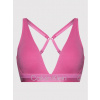 Dámska športová podprsenka QF6683E - TO3 - Hollywood ružová - Calvin Klein S růžova