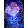 Norimpex Diamantové maľovanie Ohňostroj v zátoke delfínov 40x30cm