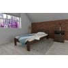 Postel z masivu borovice Šárka 80x200 cm - OŘECH + matrace Medical + rošt ZDARMA