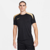 Nike Strike Short-Sleeve Football Top Adults Black/Gold XL