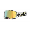 brýle SUPERTECH CORP, ALPINESTARS (bílá/zlatá, zrcadlové zlaté plexi) 2025 M150-955