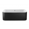 Duravit Happy D.2 Plus - Voľne stojaca vaňa, 180x80 cm, biela/graphit super matt 700453800000000