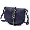 Dámska kožená kabelka Letterman VS 037 Navy Blue