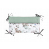 Organizér na postieľku z bavlny 42x22 green groove
